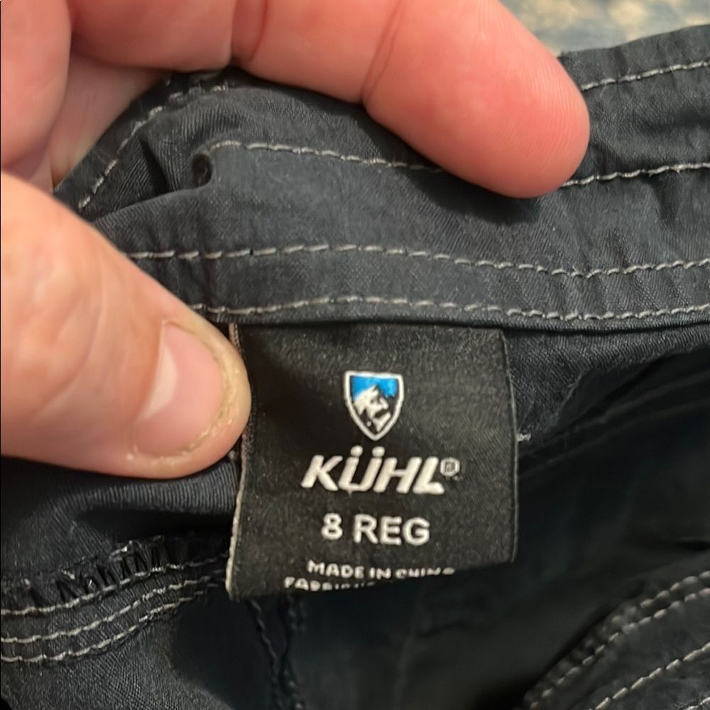 Kuhl Blue Cargo Outdoor Gorpcore Pants Camping Woods Mountains Hiking - Picture 9 of 15